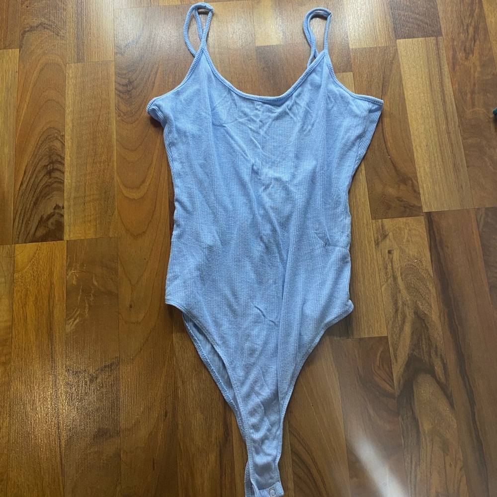 Tank top baby blue bodysuit